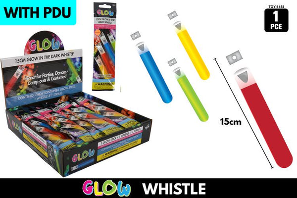 Glow In The Dark Whistle 15Cm